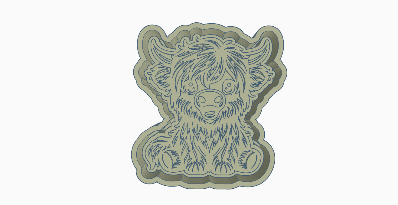 Cow Freshie Mold