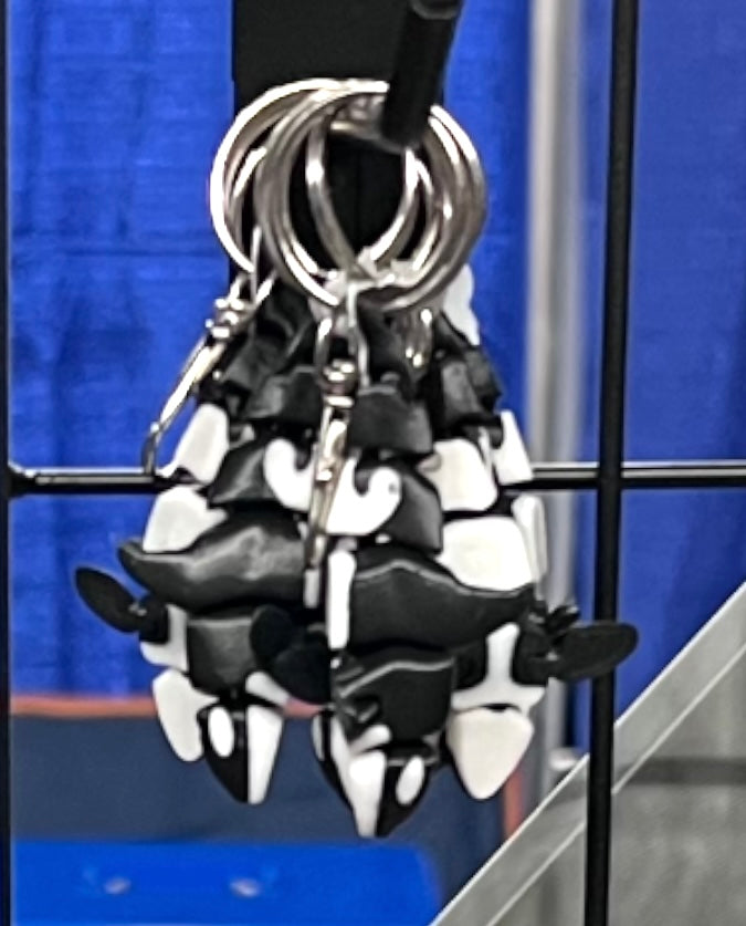 3D Printed Orca Keychain