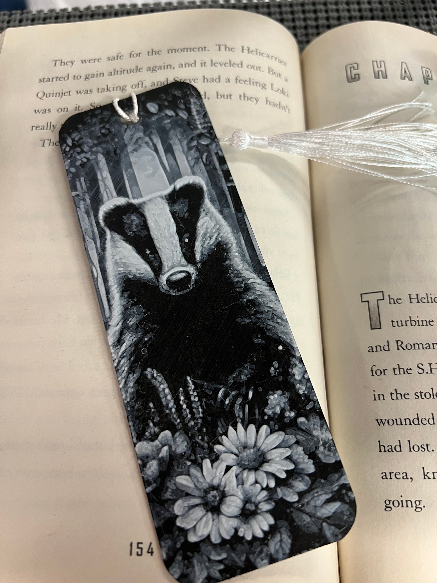 Badger Portrait Bookmark