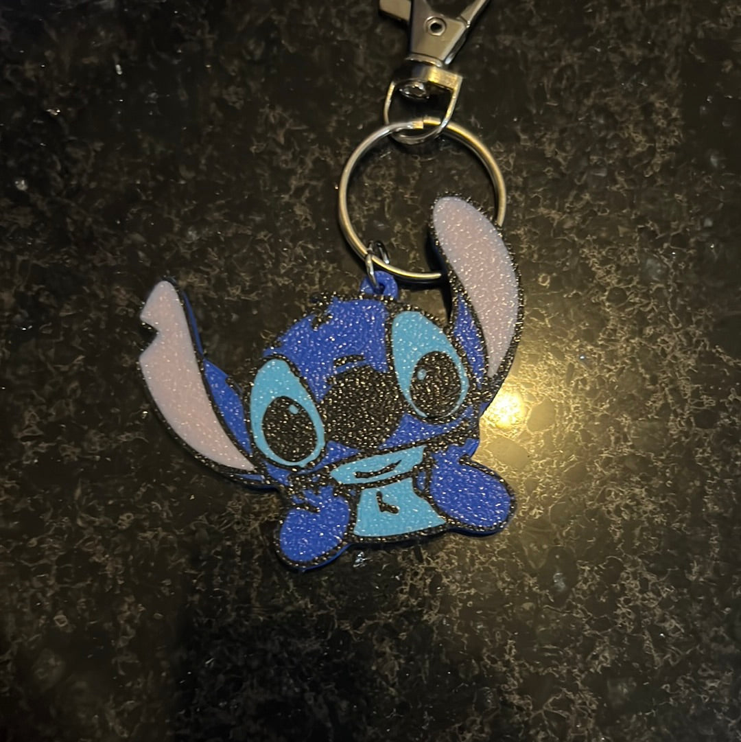 3D Printed Stitch Keychain