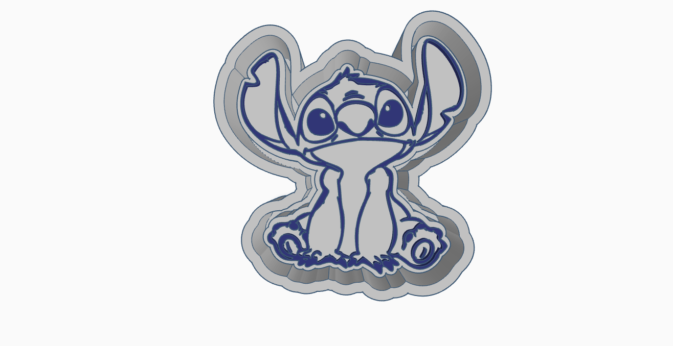 Stitch Freshie Mold