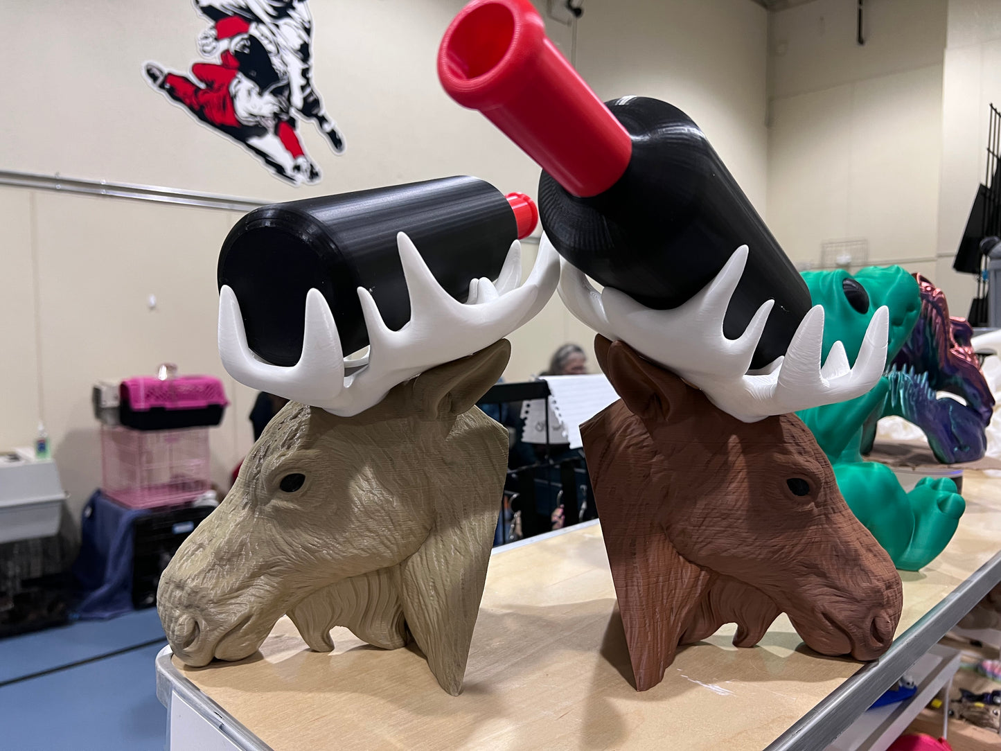 Moose Wine Bottle Holder