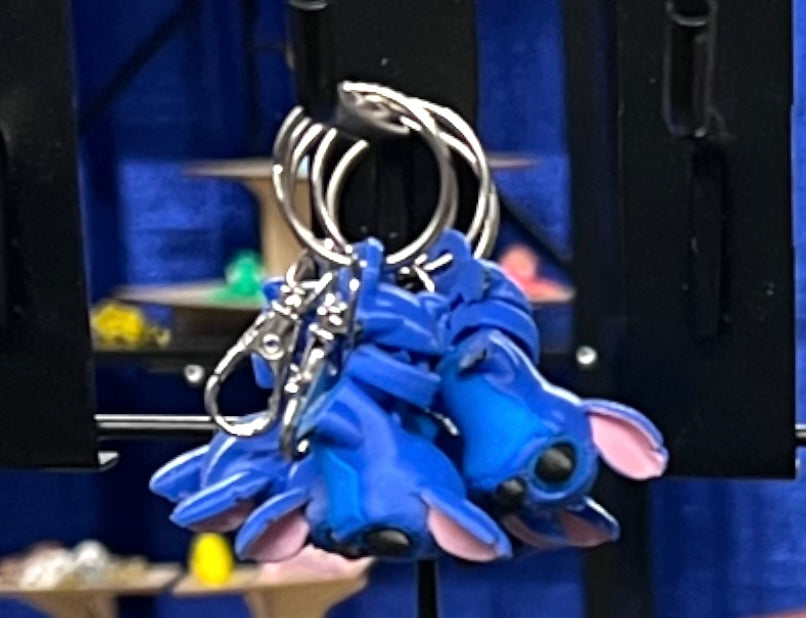 3D Printed Articulating Stitch Keychain
