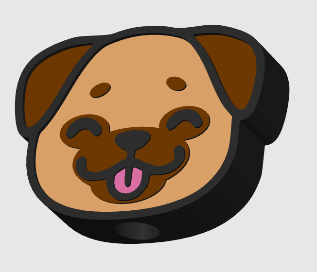 *EXCLUSIVE* Pug Straw Charm #1