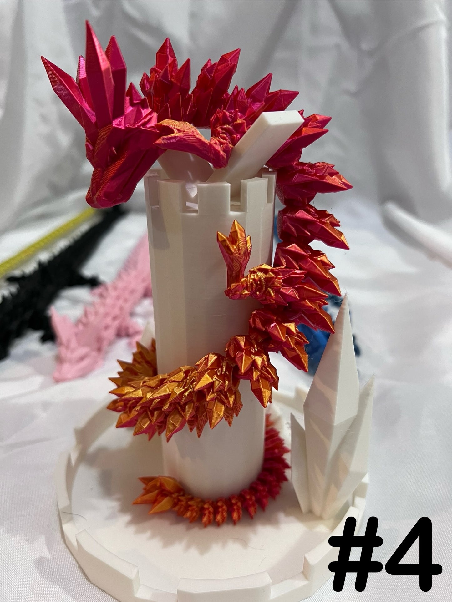 15 inch Crystal Dragon w/ Egg