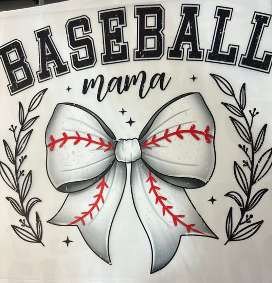 Baseball Mama Bow