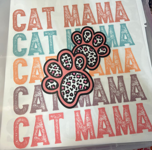 Cat Mama w/ paws