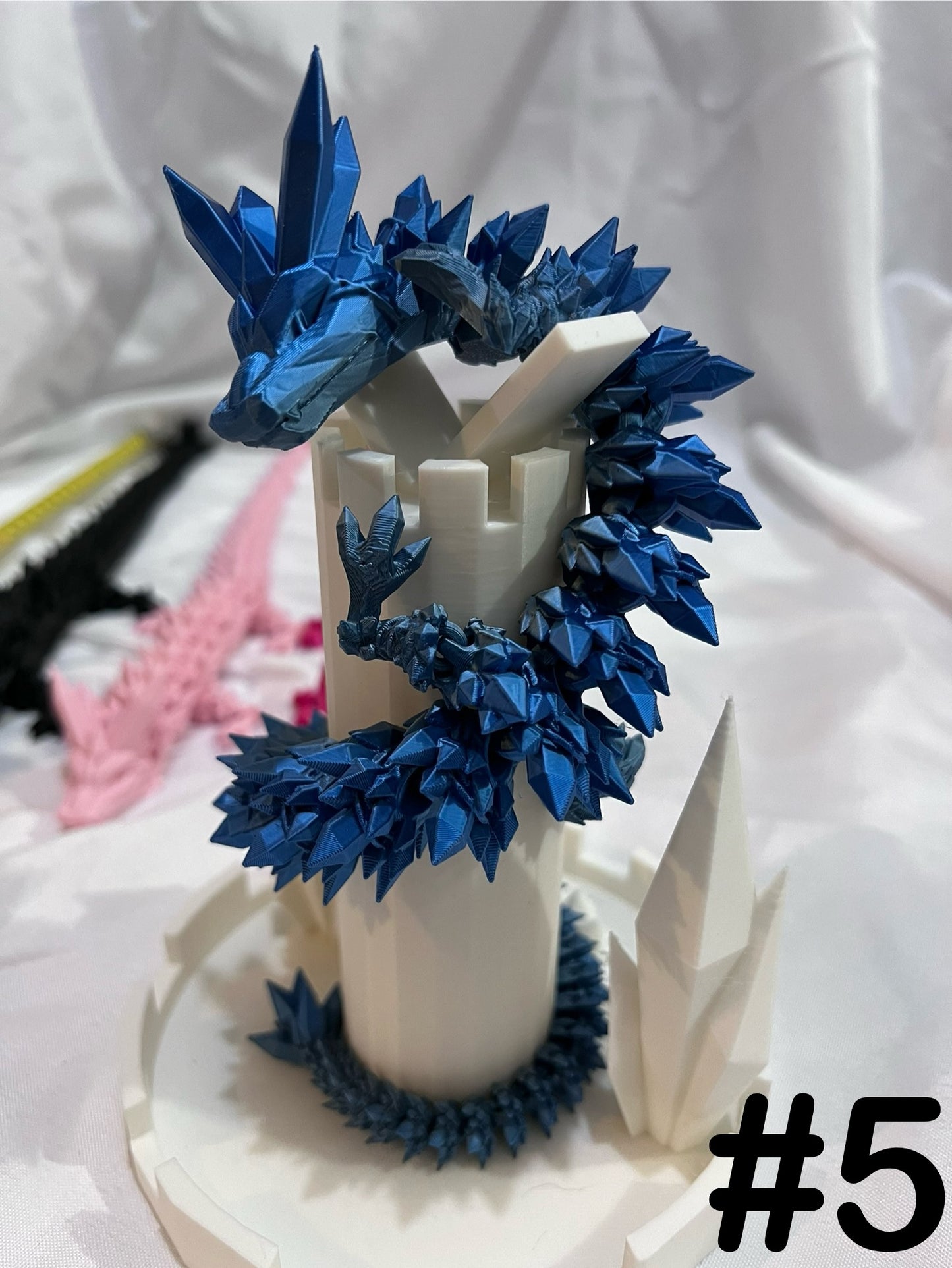 15 inch Crystal Dragon w/ Egg