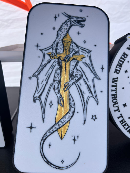 Dragon with Gold Lightbox