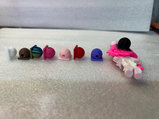 Attachment Beads for Flat Backs