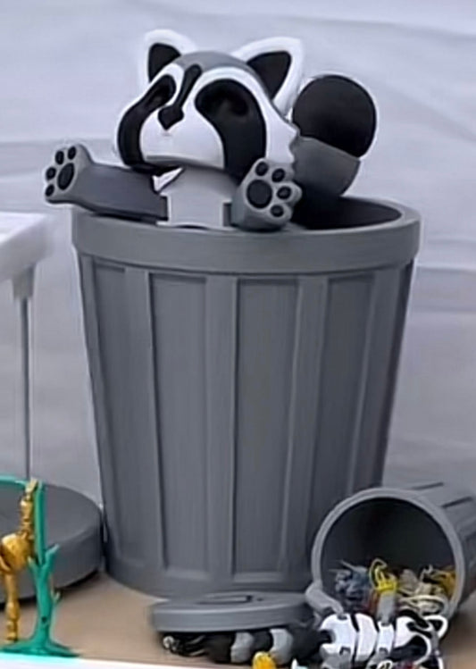 GIANT Trash Panda WITH Trash Can