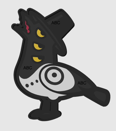 Sussie (bird) K Pop Demon Hunters Bead Tray