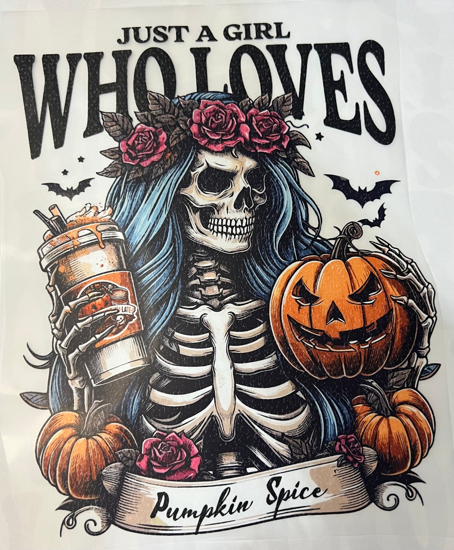 Pumpkin Spice Skeleton