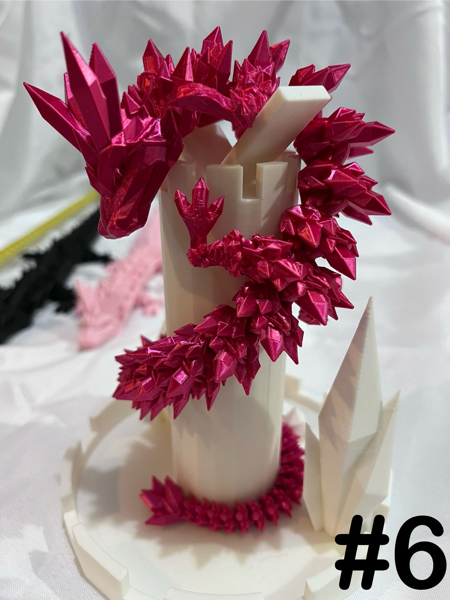 15 inch Crystal Dragon w/ Egg