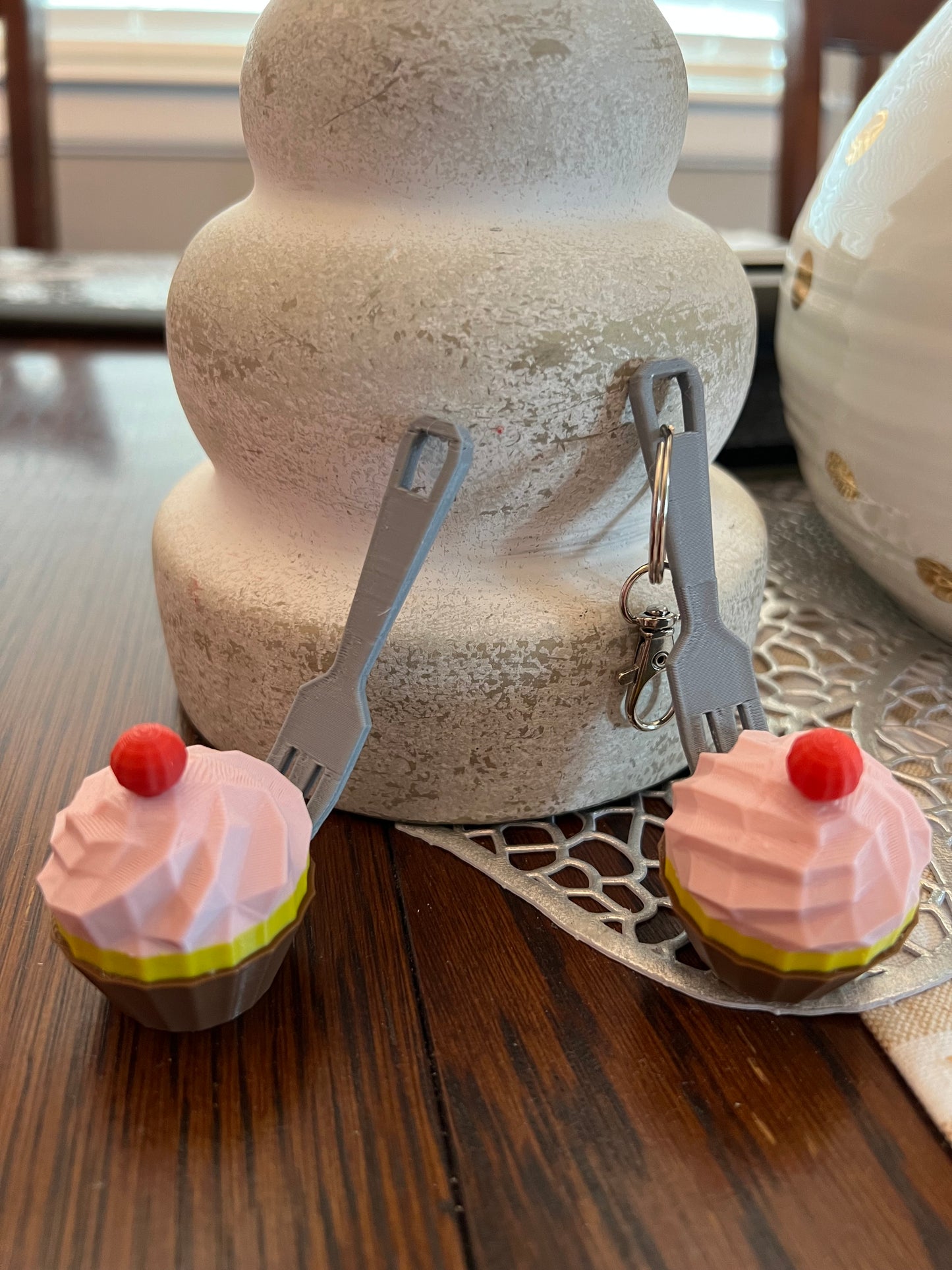 Cupcake Keychain